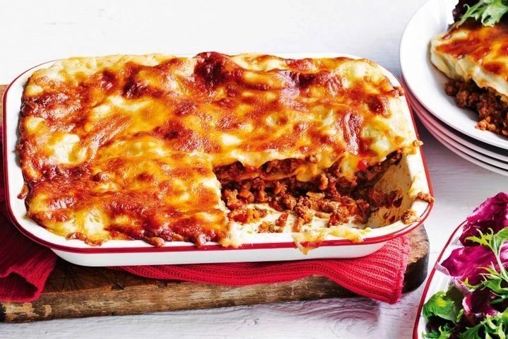 Classic beef lasagne