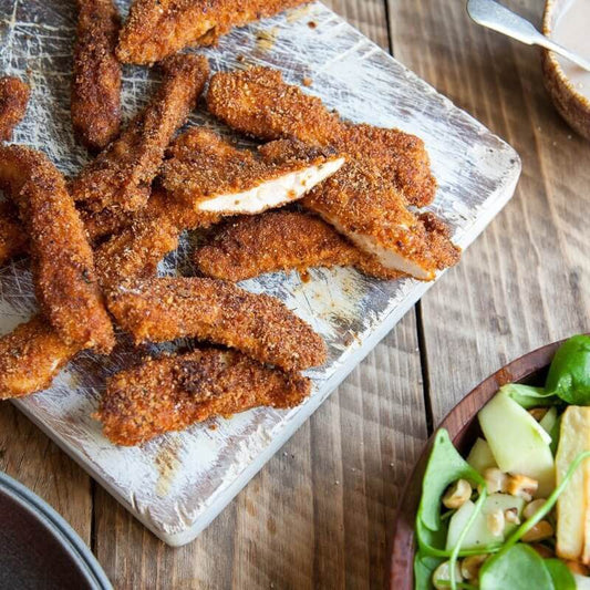 Cajun Crumbed Fried Chicken Goujons