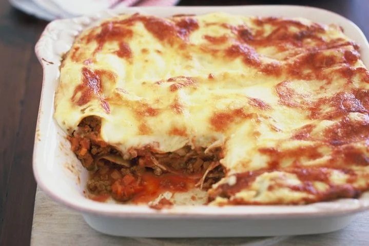 Classic beef lasagne
