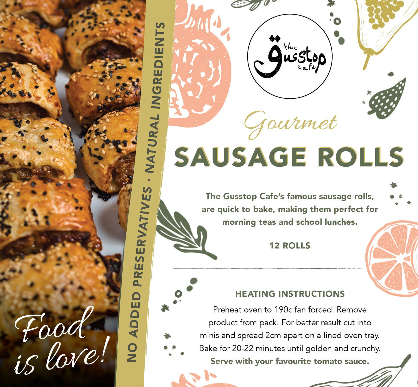 Gourmet sausage roll