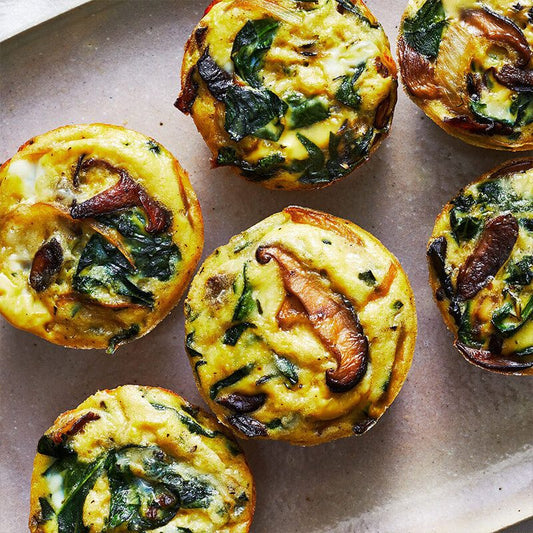 Spinach & Mushroom Frittatas